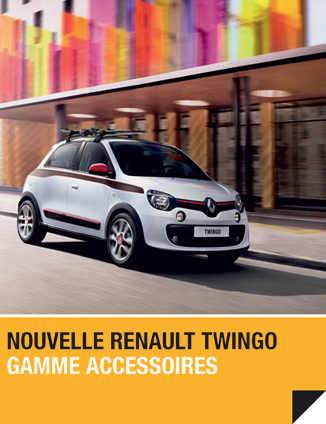 Documentation accessoires nouvelle Renault Twingo