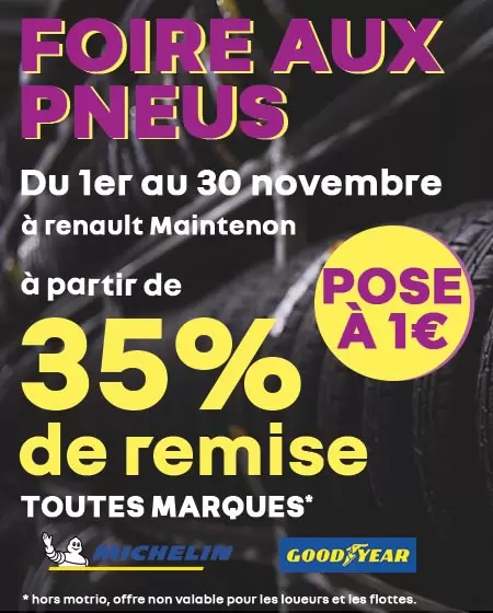 Foire aux pneus Maintenon 2024