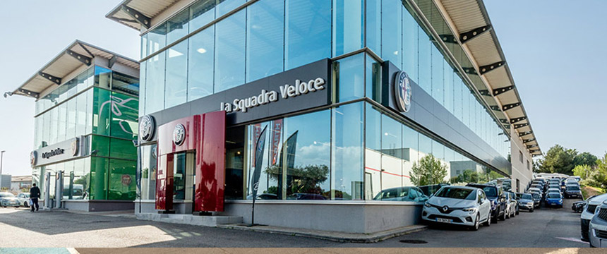 Montpellier  Votre concessionnaire voitures neuves et occasion, pièces,  atelier et services: LA SQUADRA VELOCE