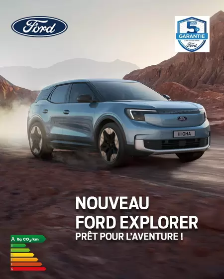 Le nouveau Ford Explorer 100% électrique 