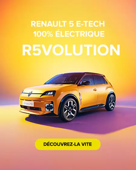 RENAULT 5 E-TECH 100% ÉLECTRIQUE