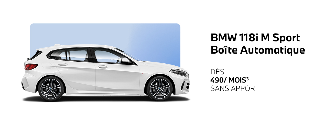BMW 118i m Sport Boîte Automatique à partir de 390 €/mois