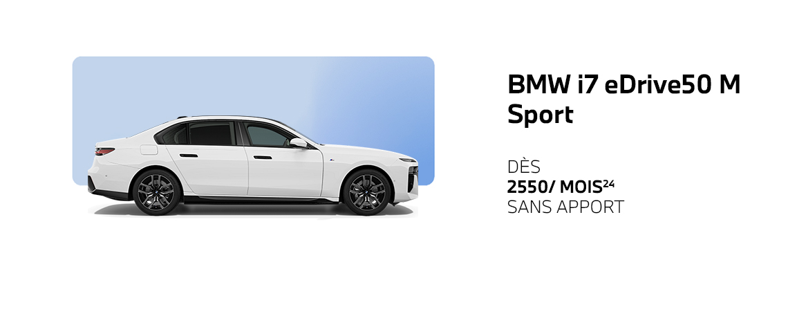 BMW i7 eDrive50 M Sport a partir de 2490€/ mois