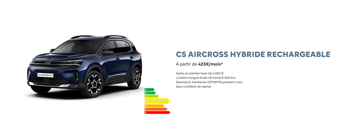 Citroen C5 Aircross Hybride Rechargeable