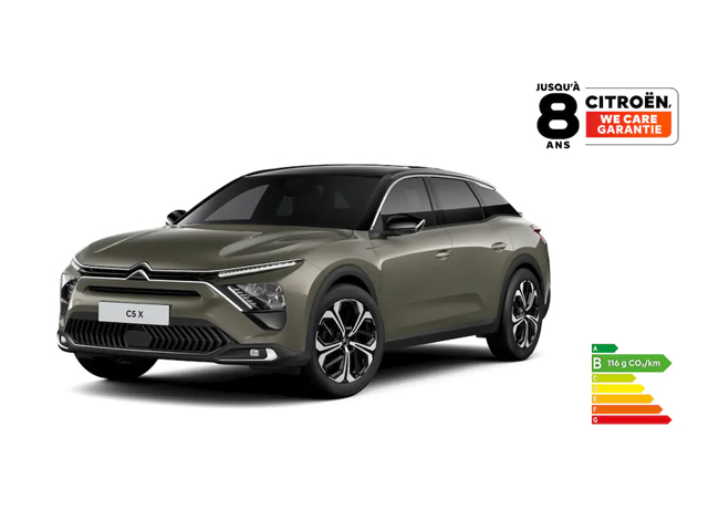 Citroen C5 X Hybride 145ch, boîte automatique, PLUS À partir de 479 €/mois