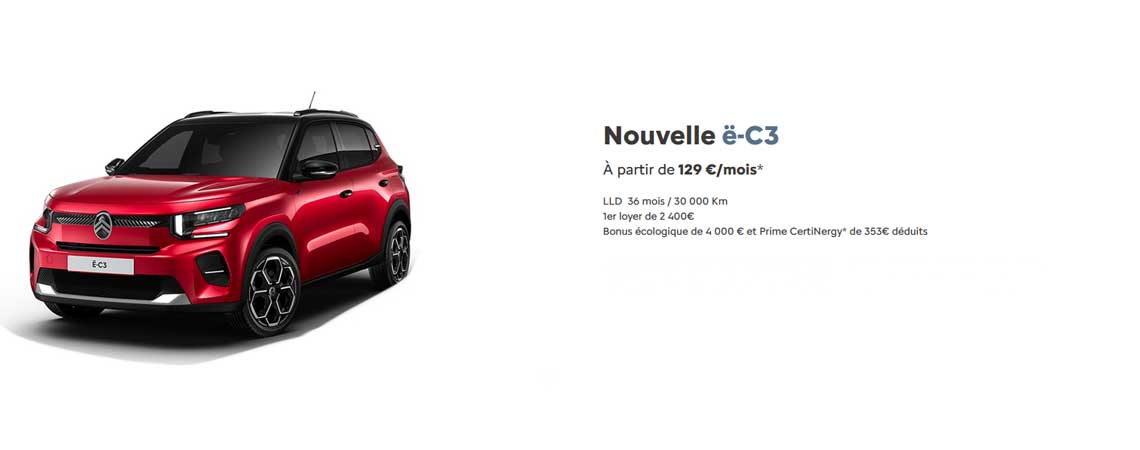 Citroen Nouvelle ë-C3