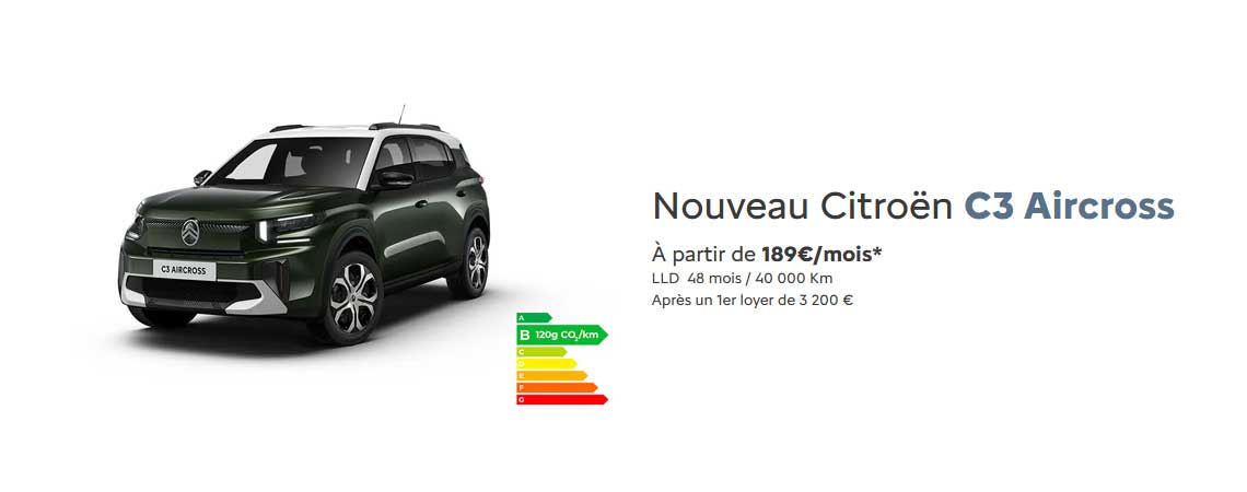 Nouveau Citroen ë-C3 Aircross