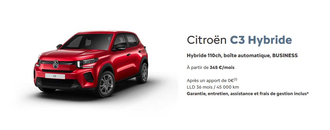 Nouvelle C3 Hybride