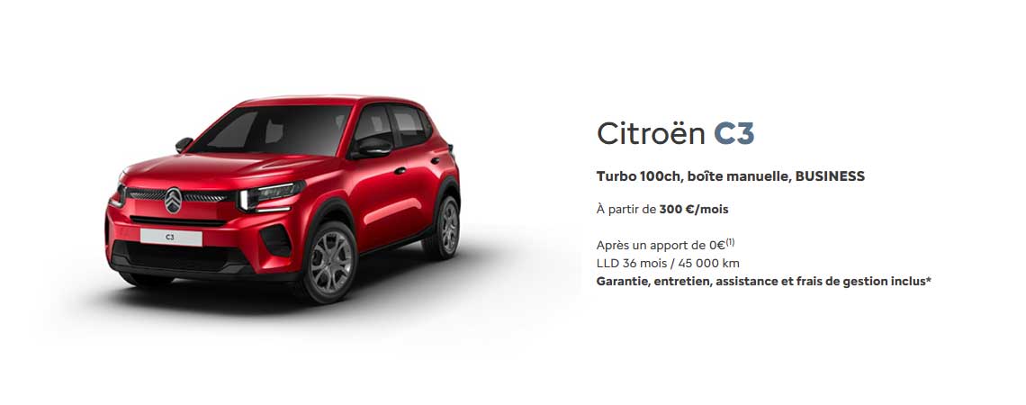 CITROEN NOUVELLE C3 PURETECH 100CH, BOÎTE MANUELLE, YOU 