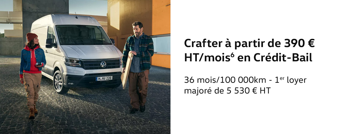 Crafter à partir de 390 € HT/mois