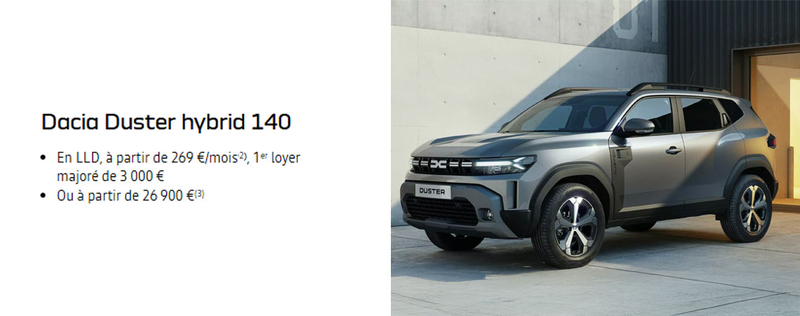 Nouveau Duster Hybrid 140 