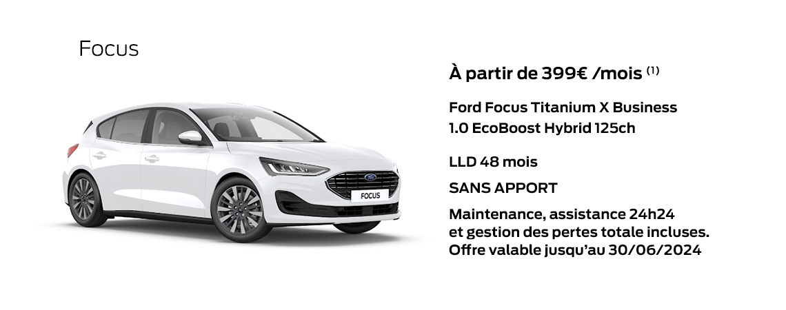 Focus Hybride E85 À partir de 399€ /mois