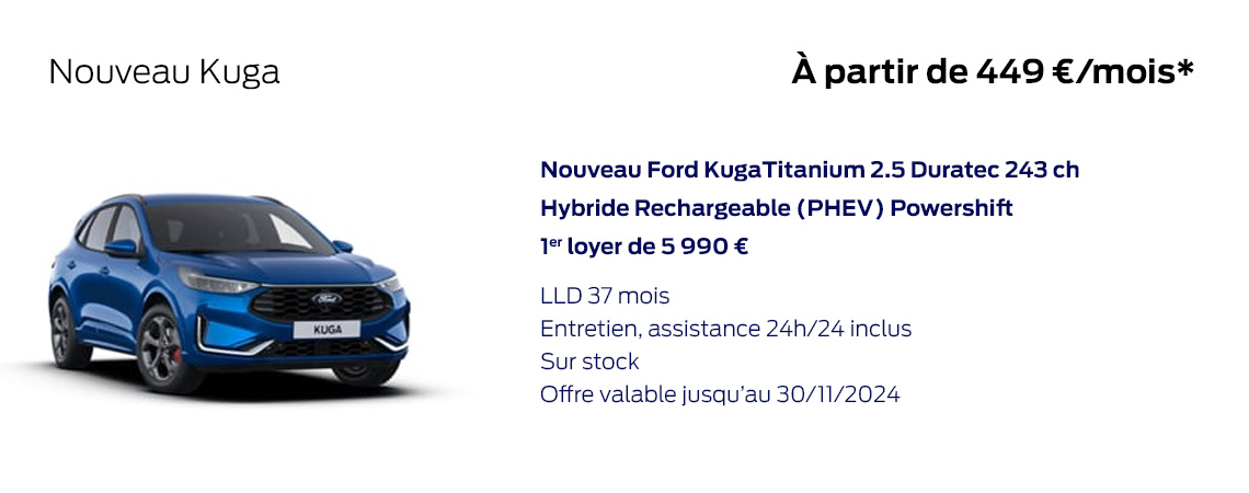 Ford Nouveau Kuga À partir de 499 €/mois