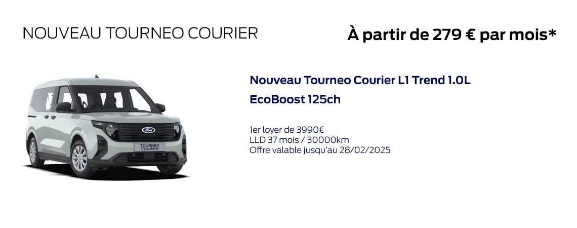 Ford Nouveau Tourneo Courier À partir de 279 €/mois