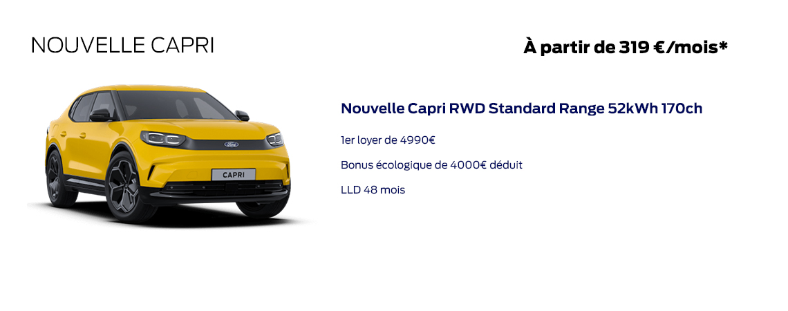 Ford Nouvelle Capri À partir de 439 € /mois 