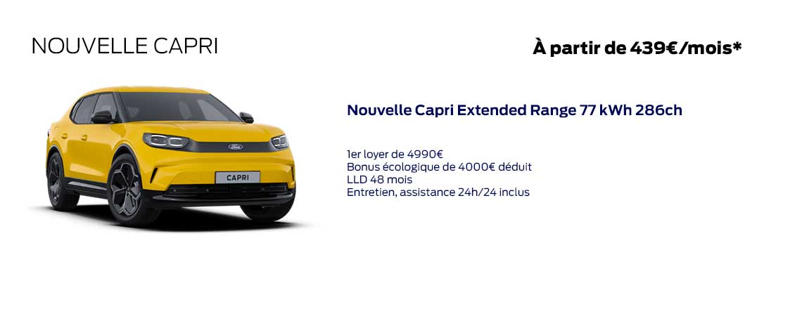 Ford Nouvelle Capri À partir de 439 € /mois 