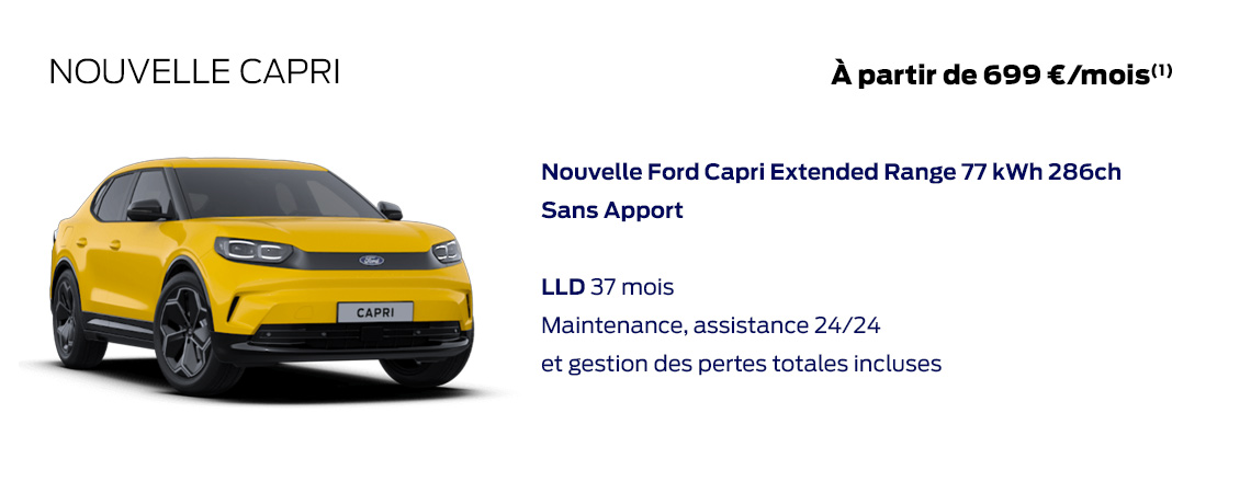 Ford Nouvelle Capri À partir de 699 €/mois