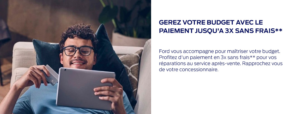 GEREZ VOTRE BUDGET AVEC LE PAIEMENT JUSQU'A 3X SANS FRAIS**