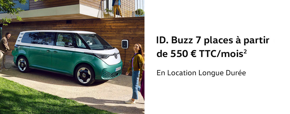 ID. Buzz 7 places à partir de 550 € TTC/mois