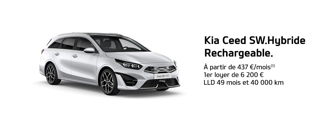 Kia Ceed SW Hybride Rechargeable à partir de 437 €/mois