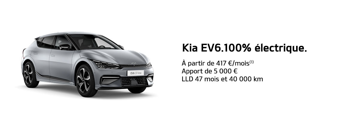 KIA EV6 100% ÉLECTRIQUE