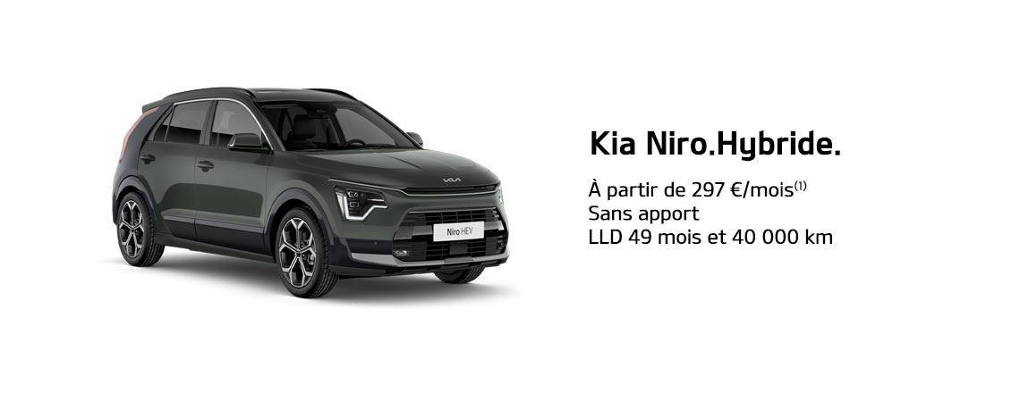 Kia Niro Hybride À partir de 297 €/mois