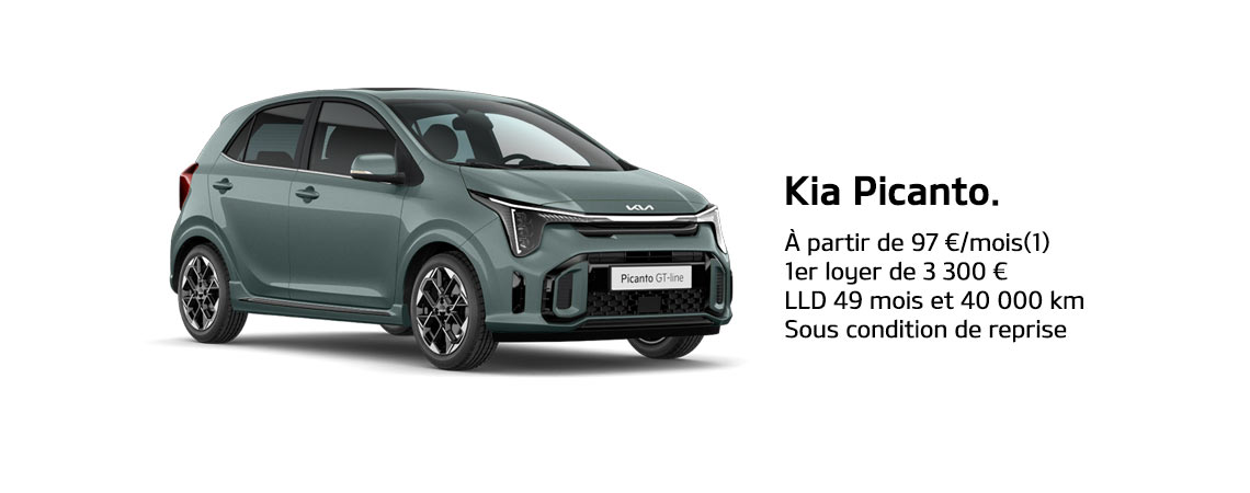 Kia Picanto À partir de 97 €/mois