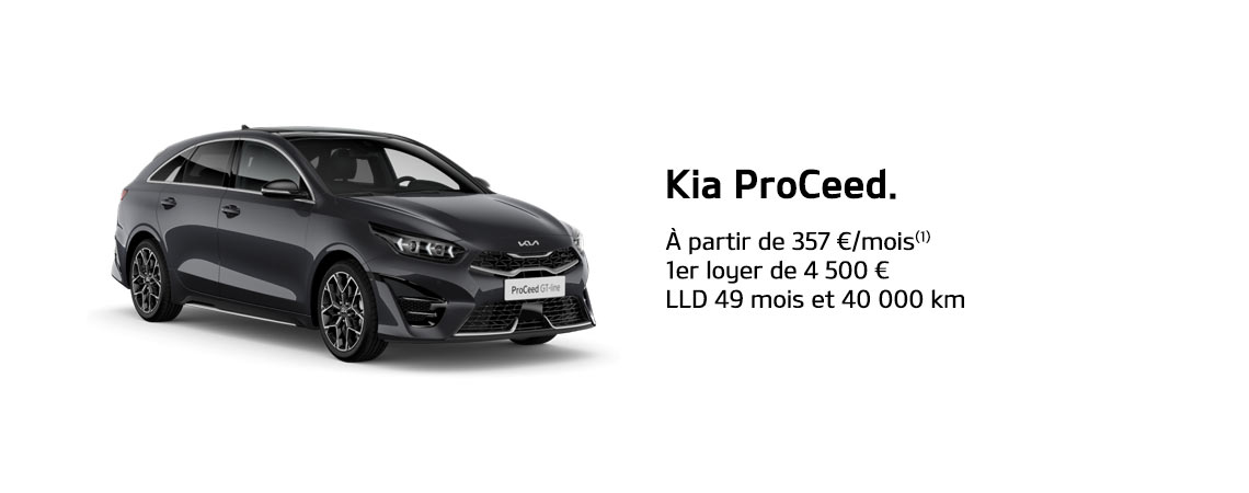 KIA ProCEED. À PARTIR DE 357 €/mois