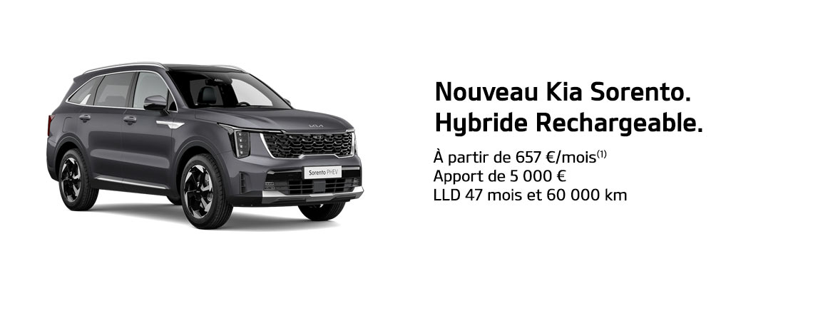 KIA NOUVEAU SORENTO HYBRIDE RECHARGEABLE