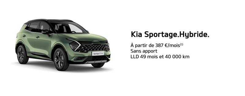 Kia Sportage Hybride À partir de 387 €/mois