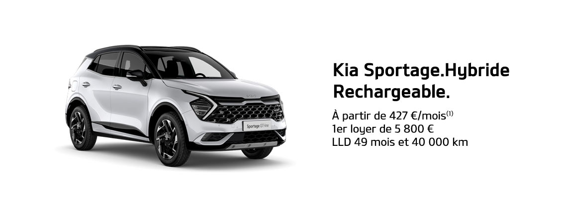 Kia Sportage Hybride Rechargeable À partir de 427 €/mois