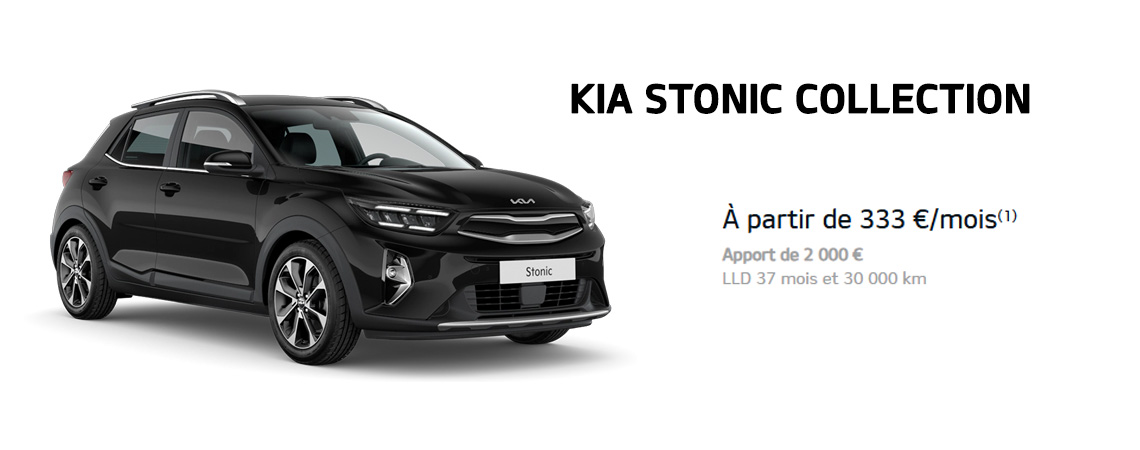 Kia Stonic Collection À partir de 333 €/mois