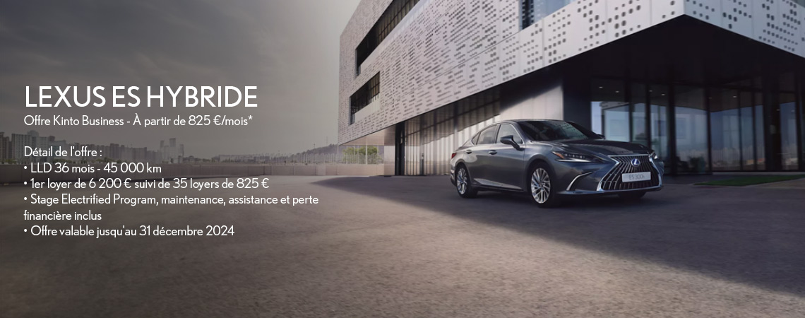 LEXUS ES HYBRIDE À PARTIR DE 825 €/mois