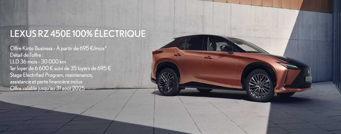 LEXUS RZ 450E 100% ÉLECTRIQUE 
