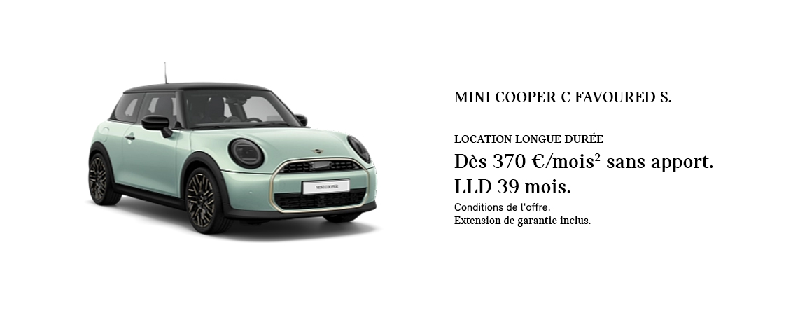 MINI COOPER C FAVOURED S  DÈS 370 €/MOIS