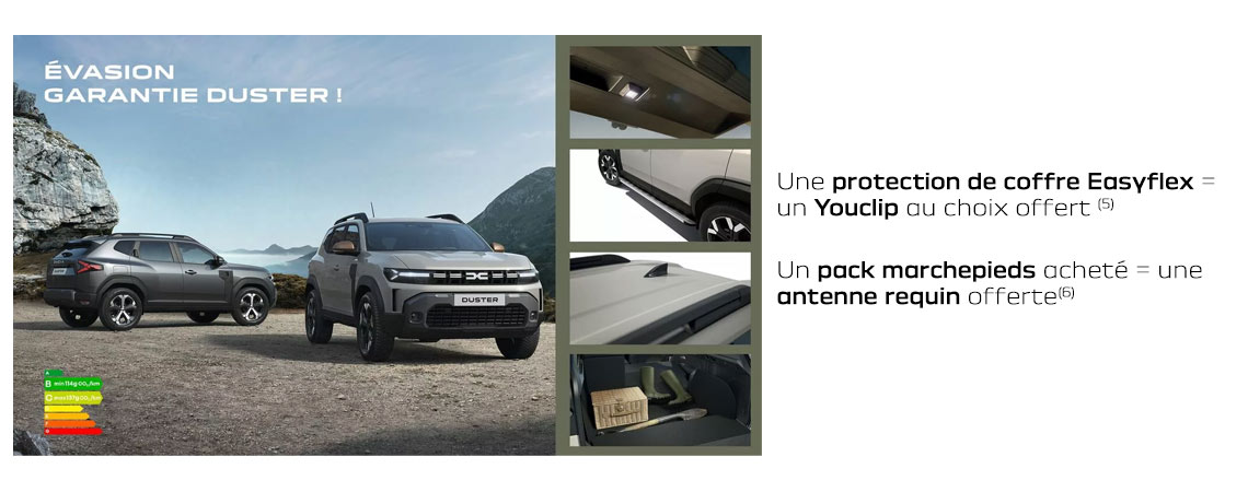 OFFRES DACIA ACCESSOIRES