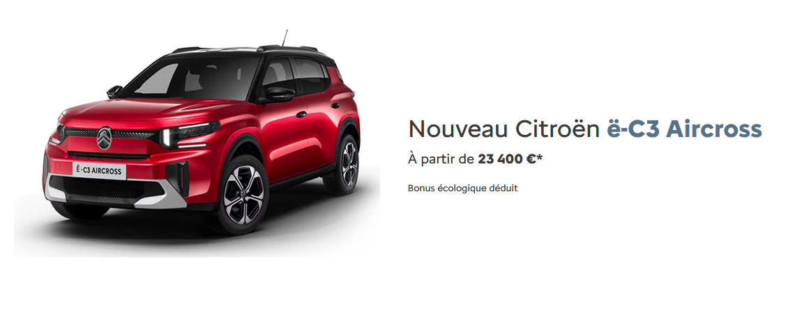 Promotions véhicules neufs chez Citroën Clermont-fd