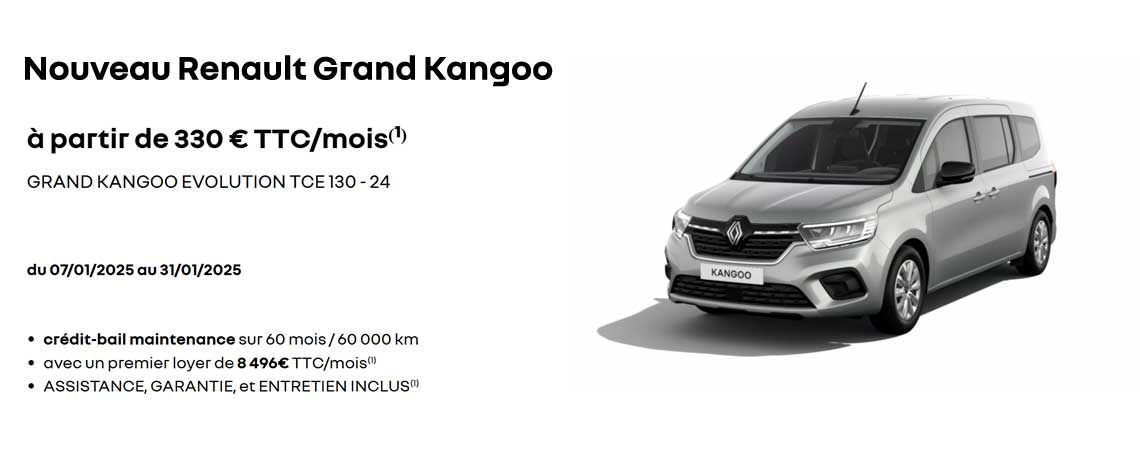 Nouveau Renault Grand Kangoo 