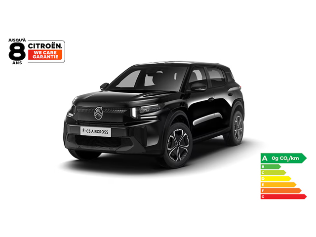 Nouveau ë-C3 Aircross Electrique 113ch, autonomie confort, YOU, 5 places À partir de 199€/mois