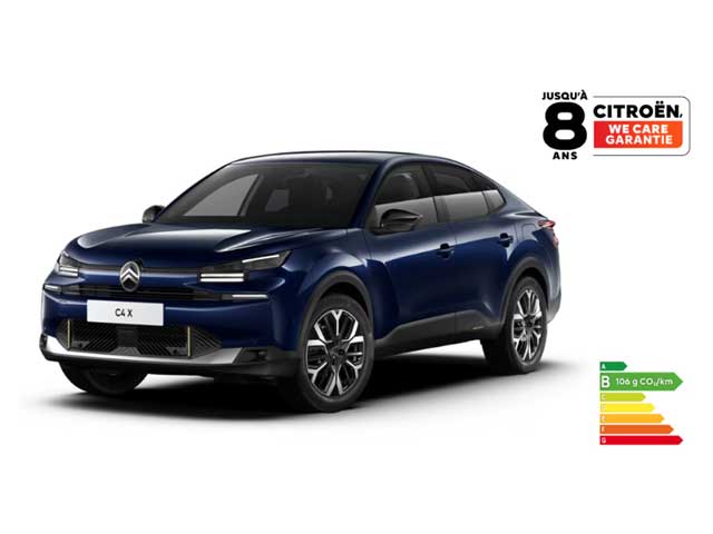 Nouvelle C4 X Hybride 145ch, boîte automatique, YOU  À partir de 219 €/mois