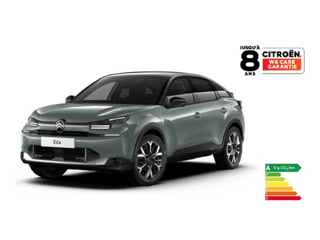 Nouvelle ë-C4 Électrique 136ch, autonomie confort, YOU  À partir de 169 €/mois