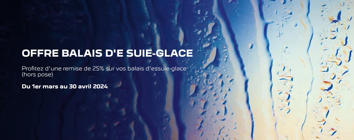 OFFRE BALAIS D'ESSUIE-GLACE