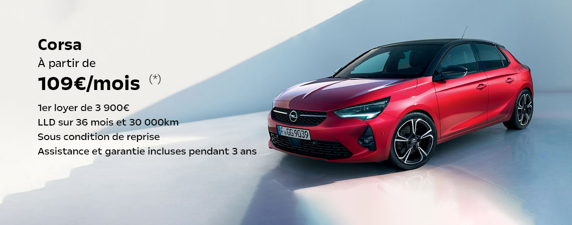 Opel Corsa À partir de 99€/mois