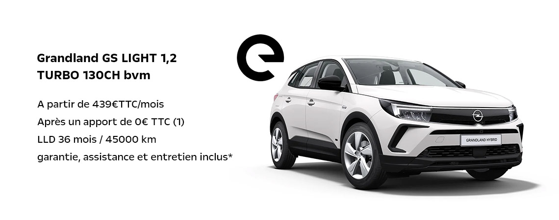 Opel Grandland GS 1.5 Diesel 130ch Automatique A partir de 437€TTC/mois