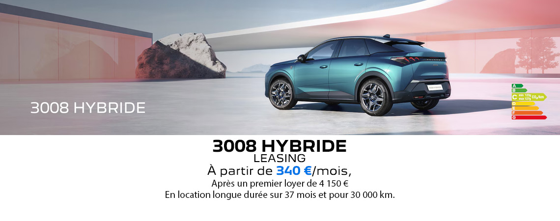 PEUGEOT NOUVEAU 3008 ALLURE HYBRIDE