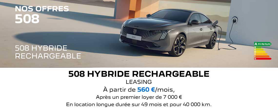 PEUGEOT 508 PHEV ALLURE HYBRIDE RECHARGEABLE