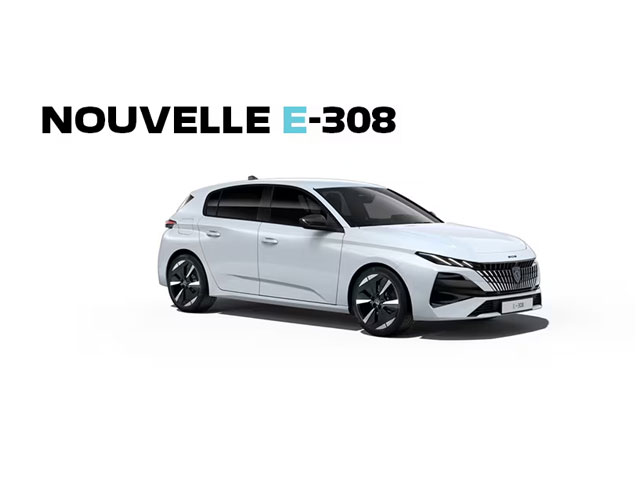 PEUGEOT E-308 ÉLECTRIQUE À PARTIR DE 675 €/MOIS