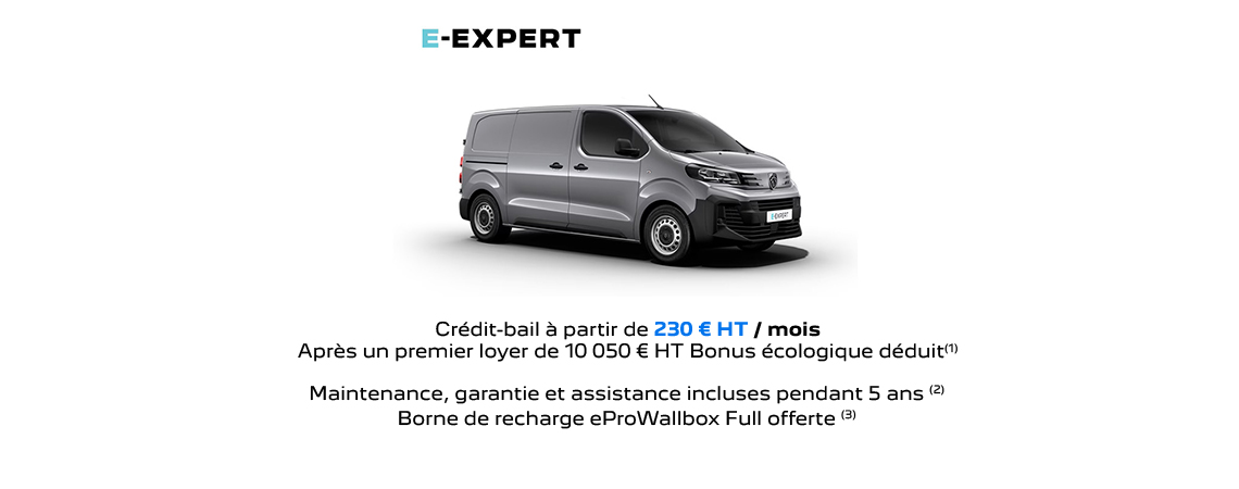 PEUGEOT NOUVEAU E-EXPERT TAILLE M