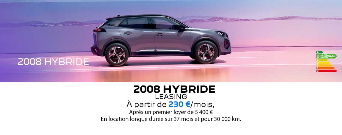 PEUGEOT NOUVEAU 2008 HYBRIDE