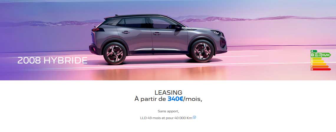 PEUGEOT NOUVEAU 2008 HYBRIDE